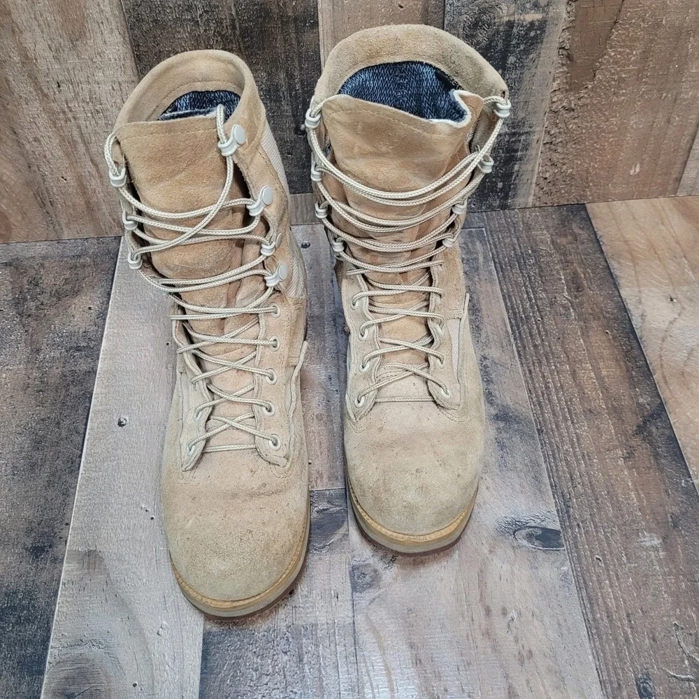 Belleville Gore-Tex Made USA Combat Boots Waterproof Desert Tan‎  (247 89} Sz 6